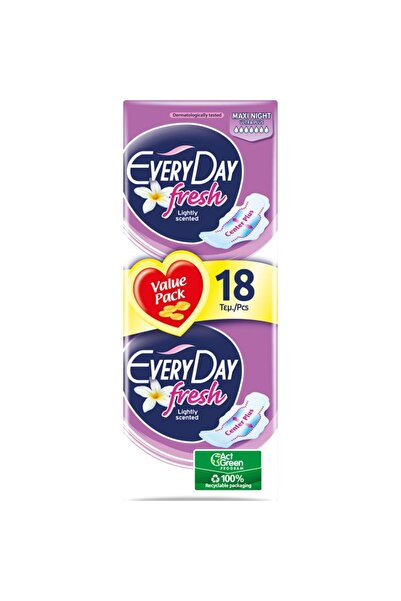 Vader Absorbante, Everyday, 18 buc Fresh Maxi Night Ultra plus,