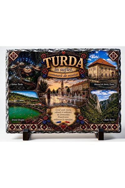 hiperborea Placă ardezie – Turda în suflet, comoară de neuitat!