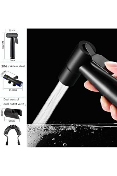 Yıldızan Stainless Steel Toilet Faucet Bidet Set Easy Installation Use Double...