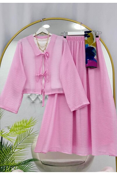 MODA VEDAT Women's Corduroy Skirt Suit -0650