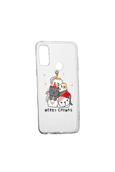 bestcase Husa Silicon Compatibila cu Motorola Moto G41, Merry Catmas, reziste...