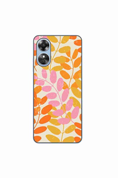 OEM Husa compatibila cu Oppo A17 Silicon Gel Tpu Model Summer Leaves