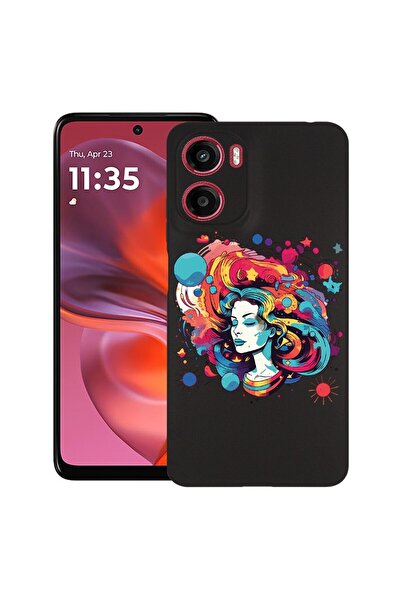 bestcase ¬Æ Husa pentru Motorola Moto G05, Dream Colors - Woman, Slim Silicon...