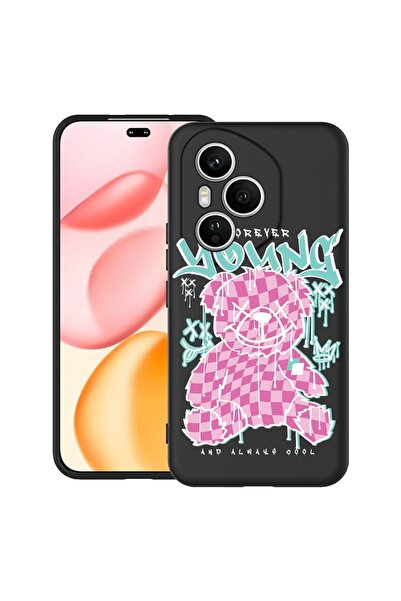 bestcase ¬Æ Husa pentru Honor 400 Pro din Silicon Ultra Slim cu Design Teddy ...