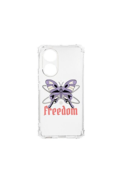 bestcase Husa Anti Shock 1.5MM, compatibilă cu OPPO A38, Freedom - Butterfly,...