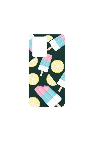 bestcase Тънък силиконов калъф 0.8ММ, съвместим с OPPO A77s, Цвят  "Сладолед ...