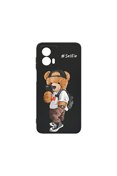 bestcase Премиум силиконов калъф, съвместим с Motorola Moto G24, дизайн  "Сел...