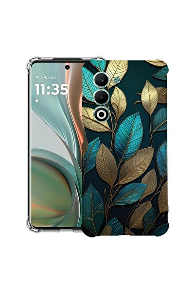 bestcase ¬Æ Husa Anti Shock pentru OPPO A5 5G cu Design Golden Feathers, 2052...