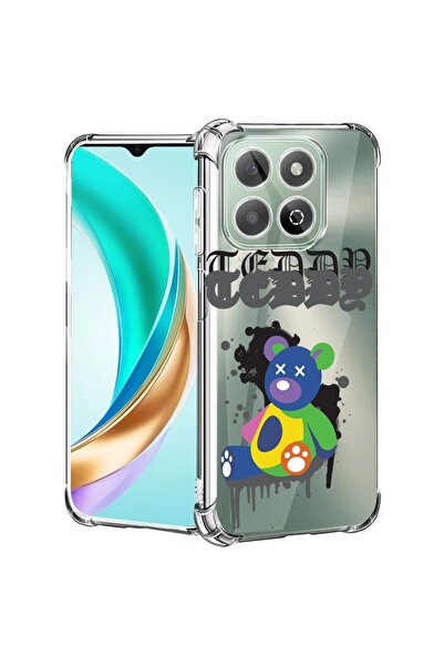 bestcase ¬Æ Husa compatibila Honor X8C, Anti Shock 1.5MM, Teddy Bear Pastel C...
