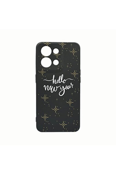 bestcase Husa Silicon, Compatibila Cu Oppo Reno8 Pro, Hello New Year, Reziste...