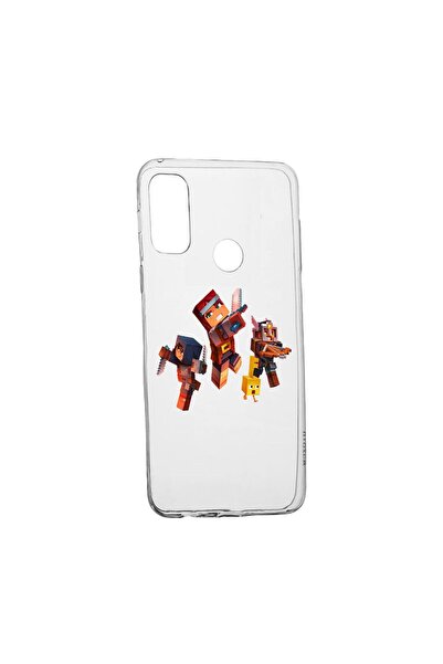 bestcase Husa Silicon Minecraft, Compatibila Cu Motorola Moto E40, rezistenta...