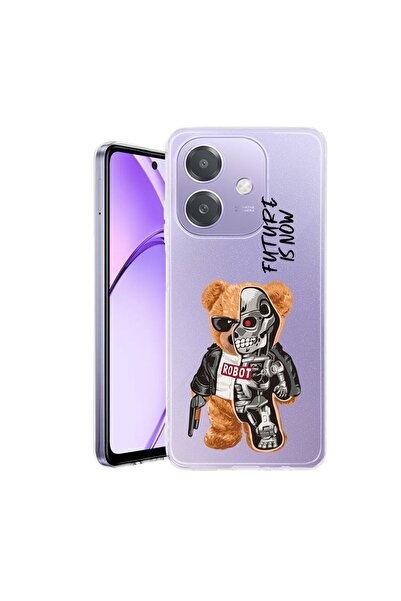 bestcase Husa pentru OPPO A40 / A40M, BestCase¬Æ Clear Silicon 2MM, Half Robo...