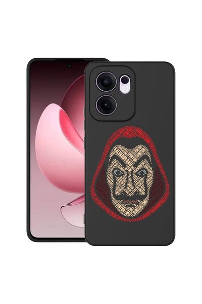 bestcase Калъф за OPPO Reno13 F 5G, Премиум тънък силиконов 1.2ММ, Каллиграфи...