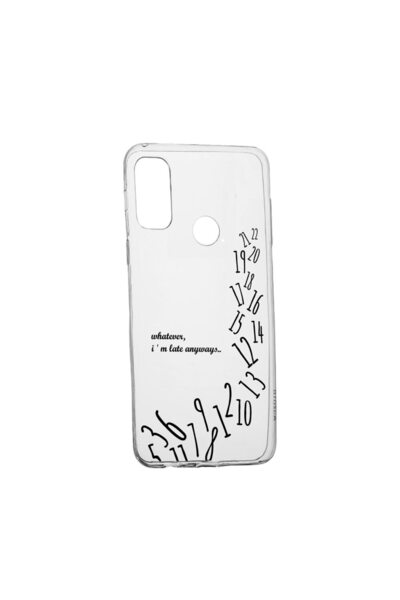 bestcase Husa Silicon Compatibila Cu Motorola Moto E40, I'm Late Always, rezi...