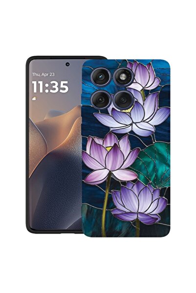 bestcase ¬Æ Husa TPU Ultra Slim Compatibila cu Motorola Moto G86 Power, Flora...