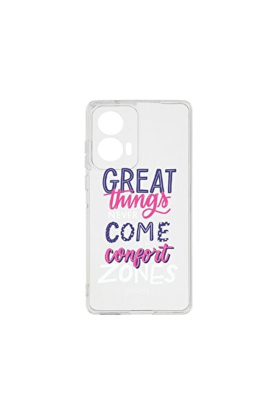 bestcase ¬Æ Husa Clear Silicon 2MM, Compatibila Cu Motorola Edge 50 Fusion, G...