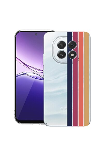 bestcase Θήκη για OPPO F29 με σχέδιο ρετρό γραμμών, Διαφανής λεπτή σιλικόνη, ...