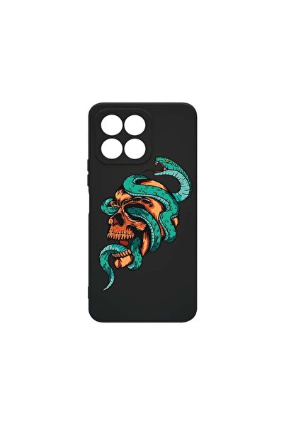 bestcase Husa BestCase¬Æ SLIM SIlicon 0.8MM, Compatibila Cu Honor X8 5G, Skul...