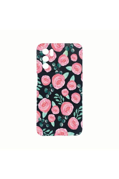 bestcase Θήκη σιλικόνης, Συμβατή με Oppo A16, Σχέδιο τριαντάφυλλο, Ανθεκτική ...