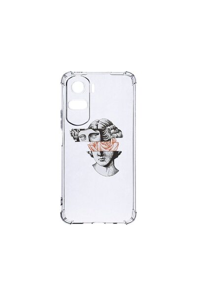 bestcase Αντικραδασμική Θήκη 1.5MM, Συμβατή με Honor 90 Lite, Άγαλμα Δαβίδ, Α...