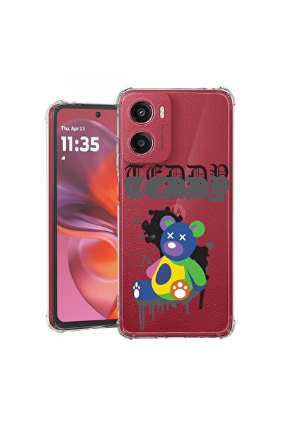 bestcase ¬Æ Husa pentru Motorola Moto G05, Anti Shock 1.5MM, Teddy Bear Paste...