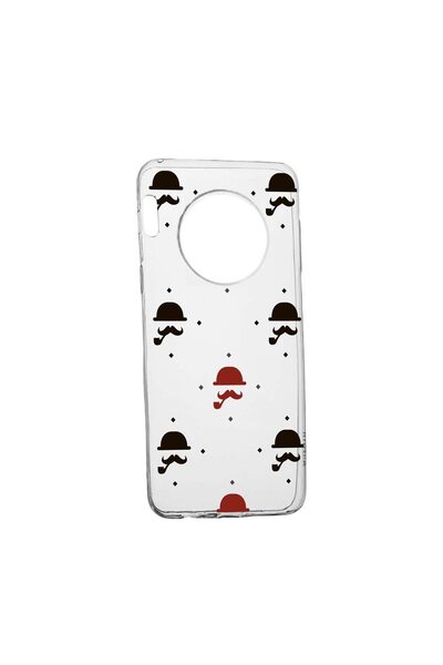 bestcase Θήκη σιλικόνης, Συμβατή με Honor Magic4 Lite, Σχέδιο μουστάκι, Ανθεκ...