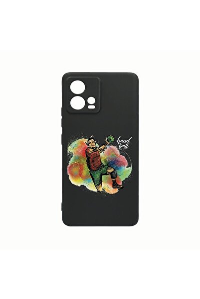 bestcase Husa Silicon, Compatibila Cu Motorola Edge 30 Fusion, Handball Playe...