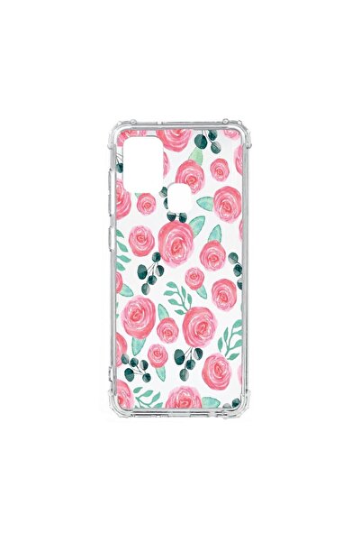 bestcase Husa Anti Shock Silicon Compatibila Cu Motorola Moto G60s, Rose Patt...