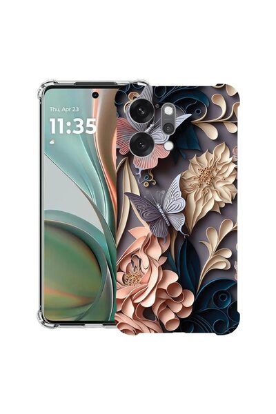 bestcase ¬Æ Husa Anti Shock pentru OPPO Reno14 5G cu Design Butterfly, 205205...