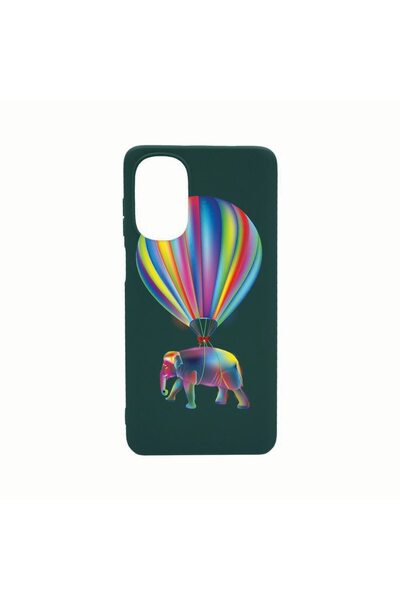 bestcase Husa Silicon, Compatibila Cu Motorola Moto E32s, Rainbow Elefant, Re...