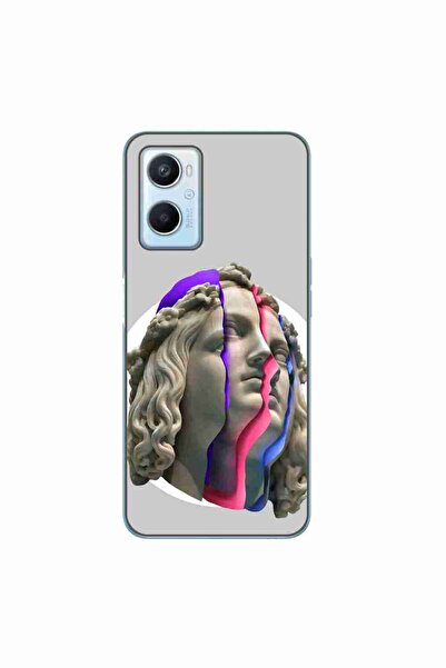 OEM Husa compatibila cu Oppo A96 4G Silicon Gel Tpu Model Neon Ruins