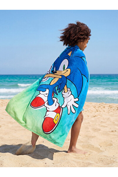 LC Waikiki Sonic Printed Boys' Beach Towel 70x150 cm