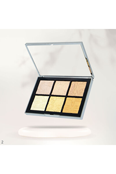 Moda Beauty Moda Beauty Multi Highlighter Palette Radiance & Pearl Shine 6 Co...