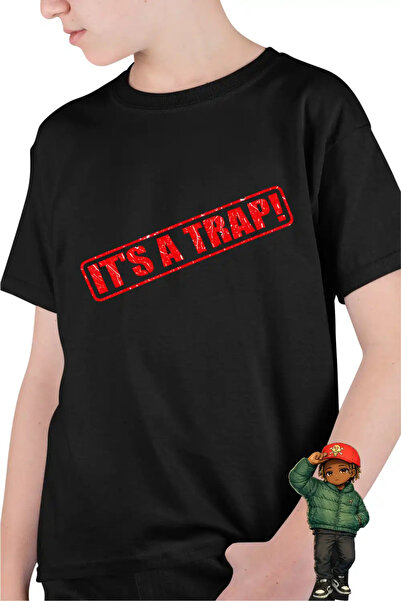 OEM Детска тениска за момчета с щампа  "It's a Trap " на Дон Толивър и Плейбо...