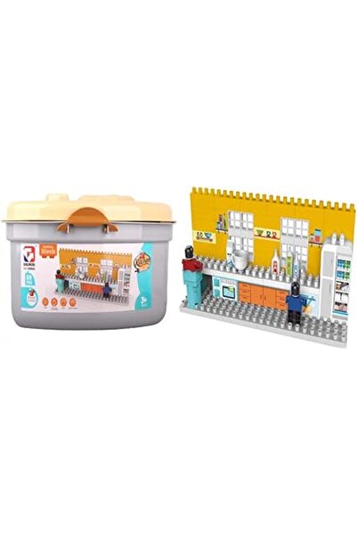 Babylove مجموعة مكعبات بناء مكونة من 80 قطعة لتصميم المطبخ موديل 22-35005A، م...