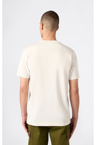 Champion تي شيرت رجالي أبيض من Icons SS - 220273-WW056