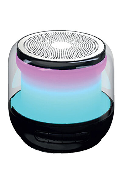 ELECTRONIC BOXA BLUETOOTH 5W CU RGB SI FM - NEGRU