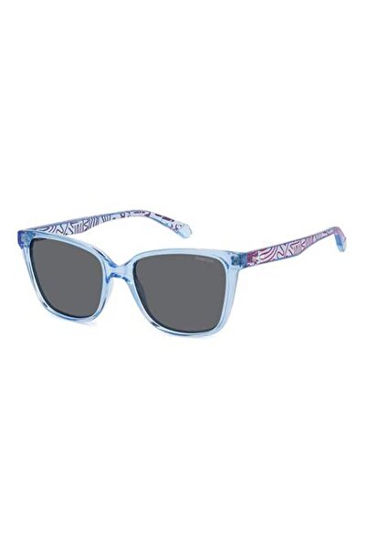 Polaroid نظارات شمسية PLD 8062/S AZURE للأطفال (7-10 سنوات) مقاس 48 مم