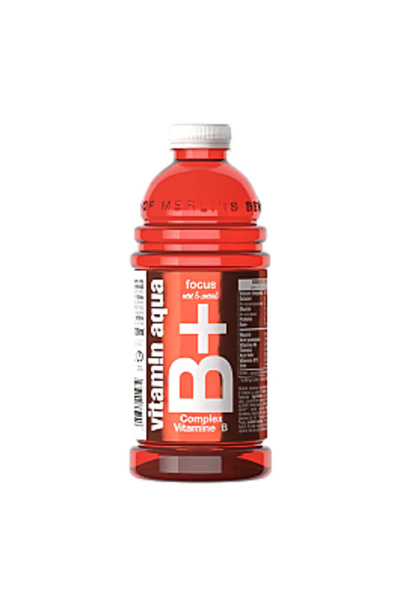 Vitamin Aqua Băutură fără carbonat B+, măr și zmeură, 1.2 L