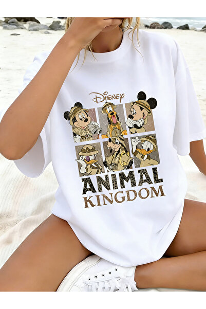 SAUDI DISNEYLAND disneyland Men and Women's 100% Cotton T-Shirt - Oversized C...