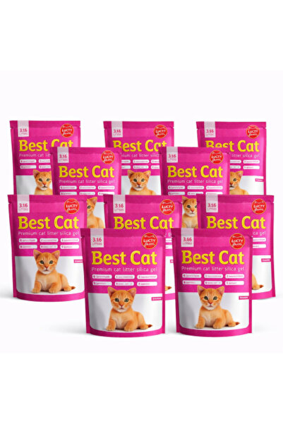 Best Cat Pachet economic asternut igienic pentru pisici Silicat Silicat - Flo...