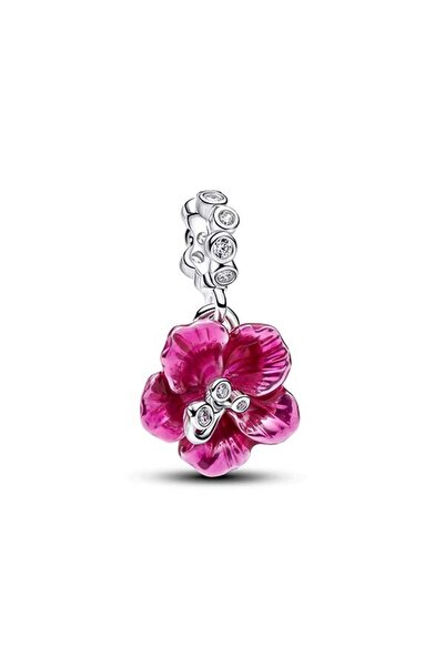 Pandora Amber Çiçeği Sallantılı Charm