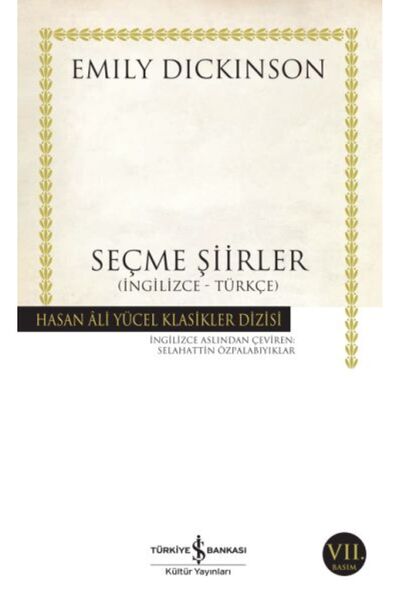 TÜRKİYE İŞ BANKASI KÜLTÜR YAYINLARI Seçme Şiirler - Hasan Ali Yücel Klasikleri