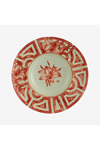 Vista Alegre Meaning Orange Porcelain Potted Plate 25 cm
