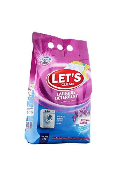 Lets Clean Lets Cln Det Pwd Auto 2Kg (Purple Rose)