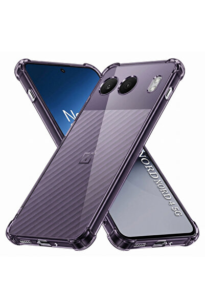 Techsuit Husa pentru OnePlus Nord 4, Shockproof Clear Silicone, protectie ant...