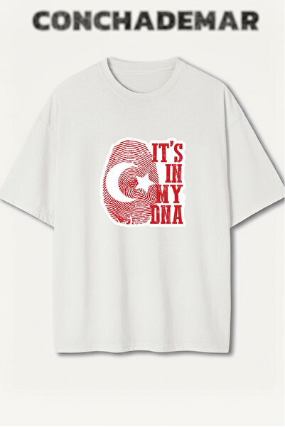 Vordevia Tricou din bumbac premium supradimensionat cu imprimeu pentru echipe...