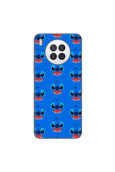 OEM Husa compatibila cu Huawei Nova 8i Silicon Gel Tpu Model Stitch Face Pattern