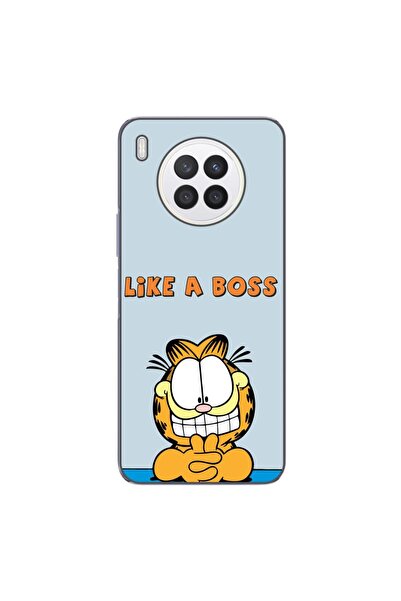 OEM Husa compatibila cu Huawei Nova 8i Silicon Gel Tpu Model Garfield Like A ...