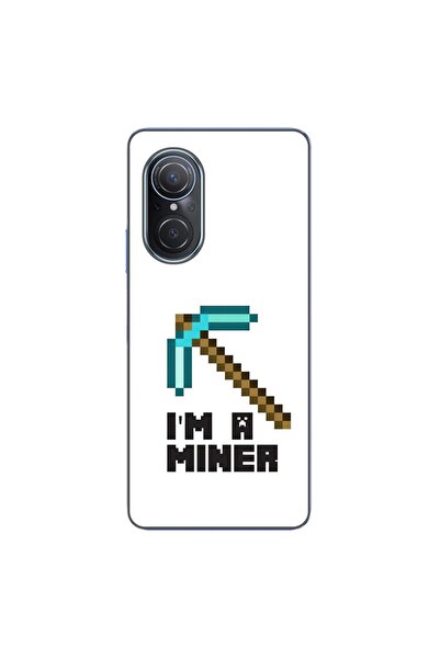 OEM Husa compatibila cu Huawei Nova 9 SE Silicon Gel Tpu Model Minecraft Miner